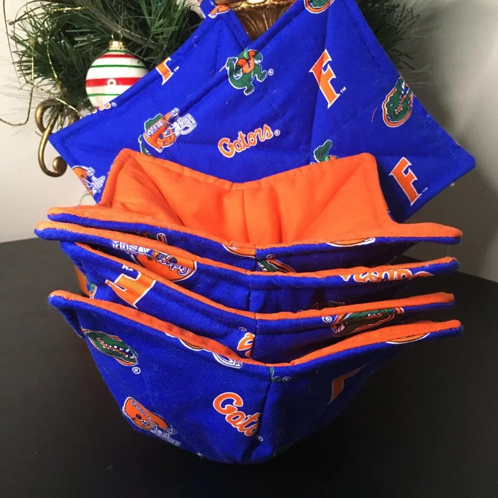 Florida Gators Tailgate Hot Bowl/Cup Holders. All handmade.